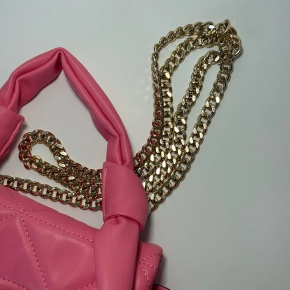 Pink Quilted Handbag - Picture 5 of 5